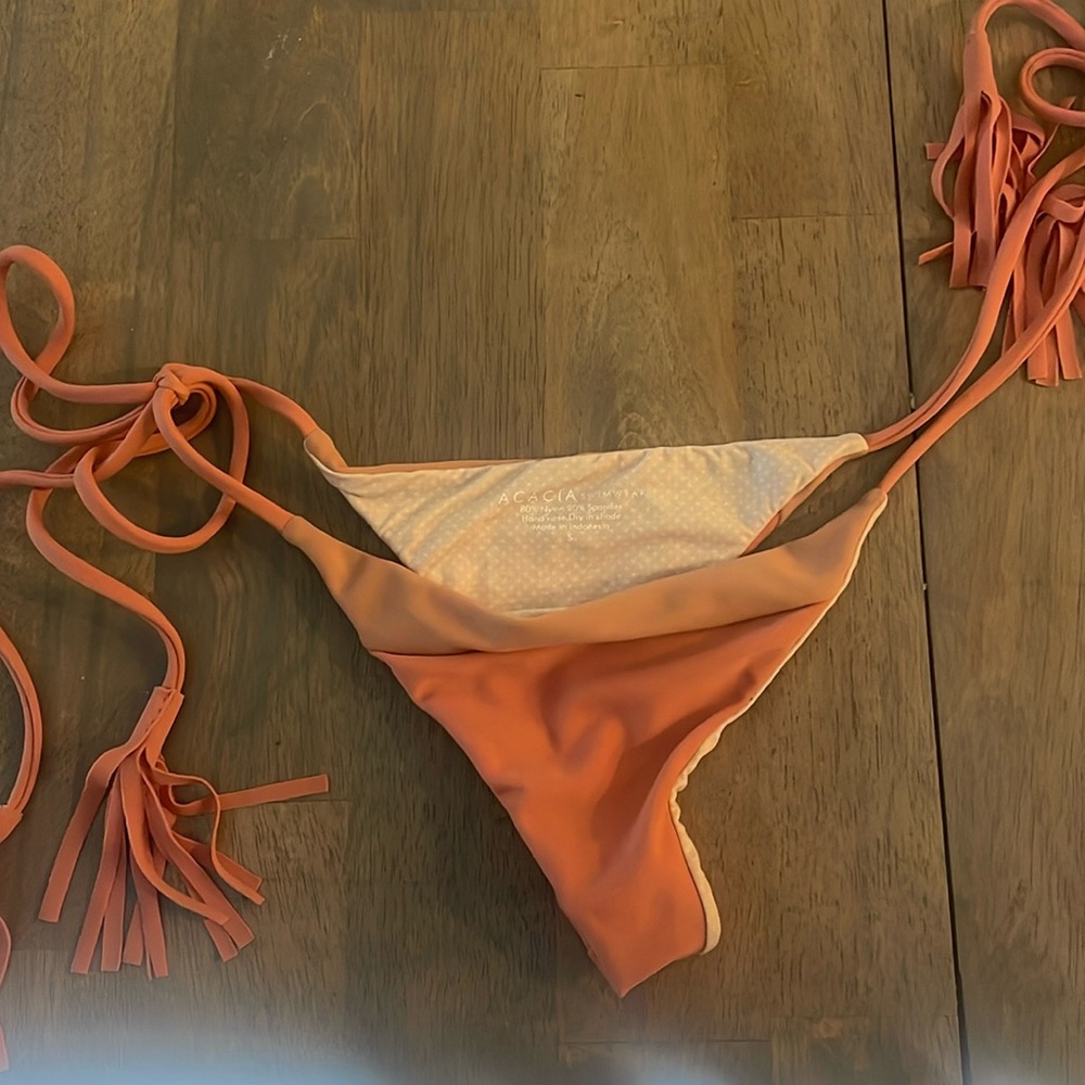 Acacia tie up bikini bottoms size S